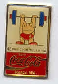 Barcelona Coca Cola weightlifting
